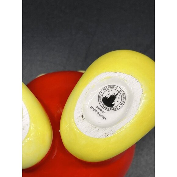 Mickey Mouse Salt Pepper Shakers Magnetic Disney Theme Park Exclusive Ears Pants - Picture 9 of 10